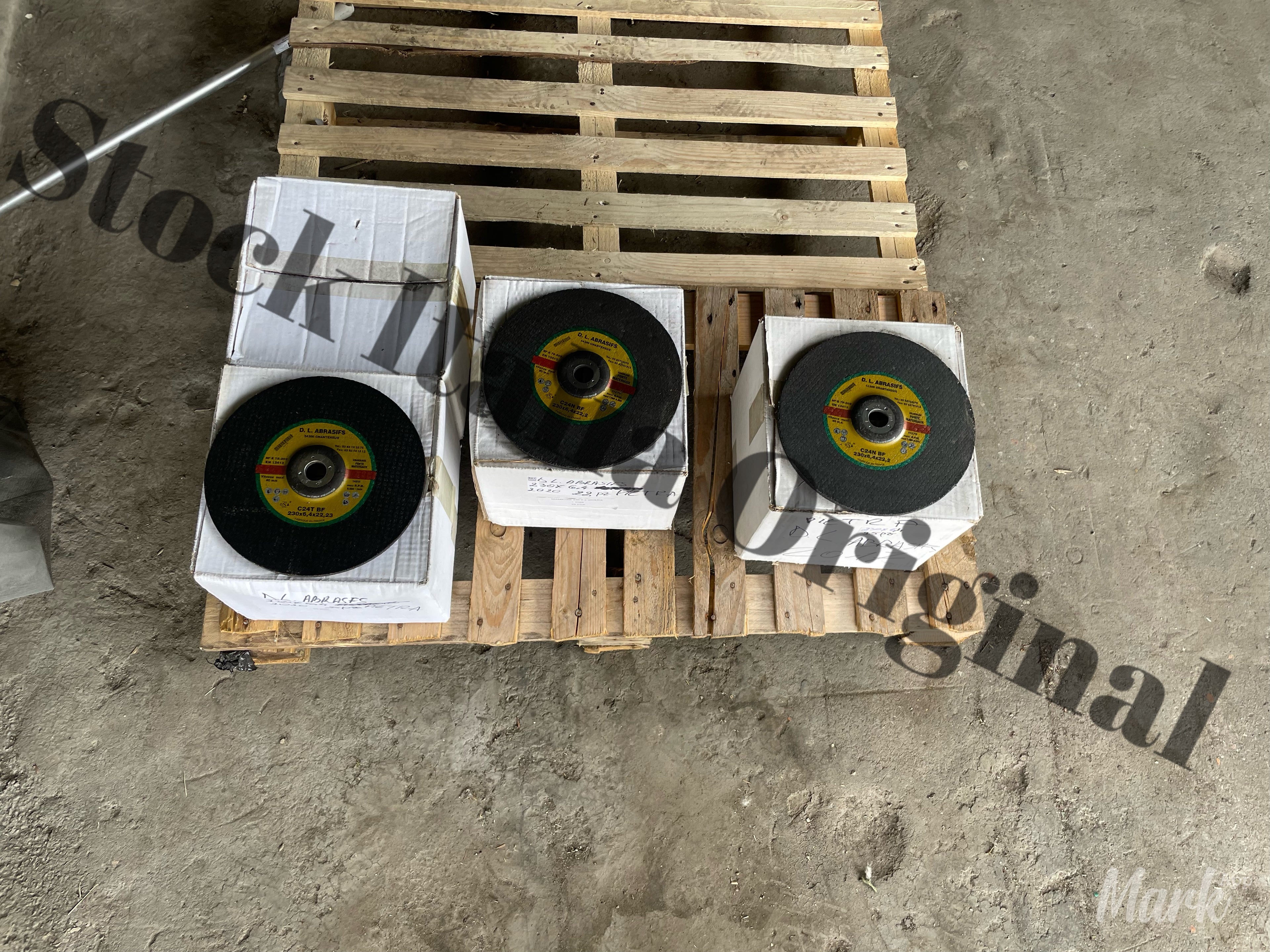 Stock 90 dischi da sbavo per pietra spessore 6.4 diametro 230