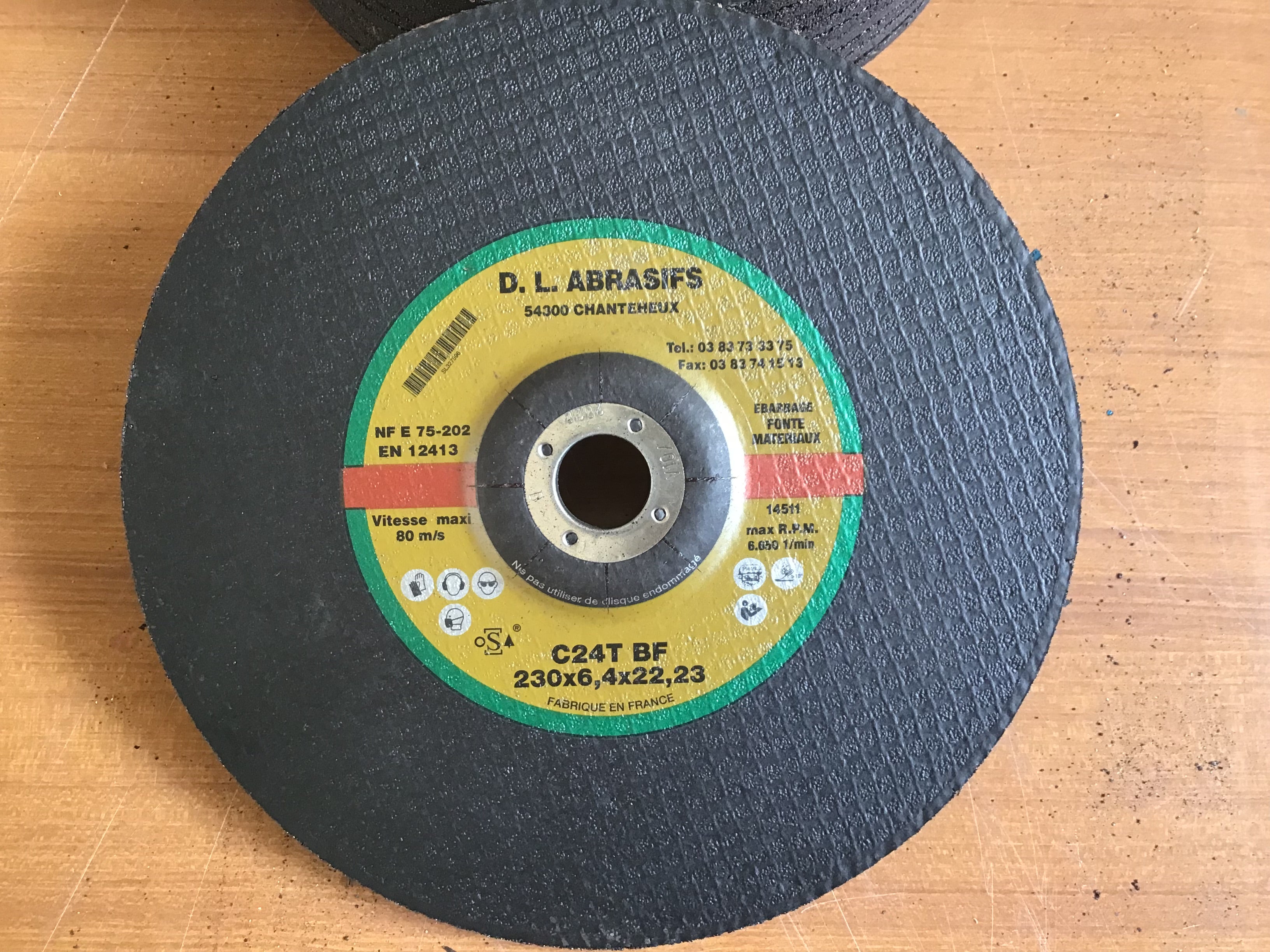 D.L.ABRASIFS 230X6,4