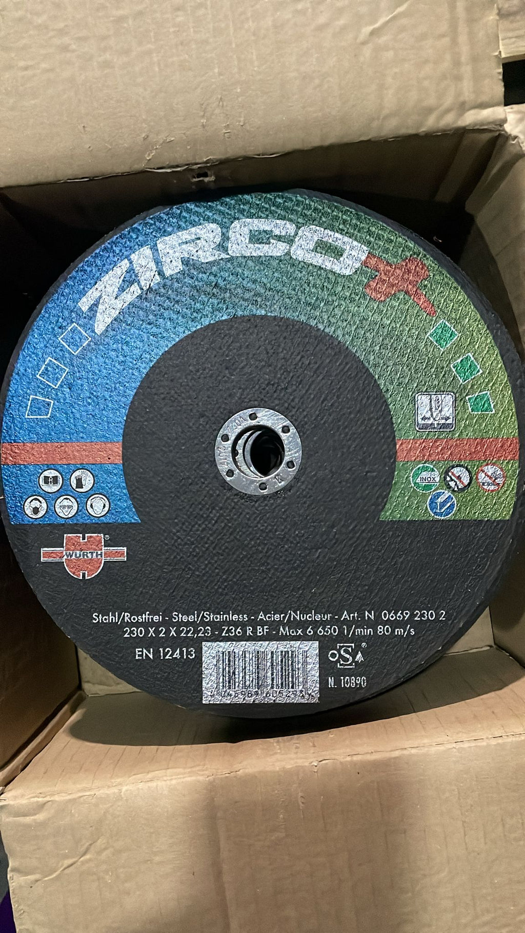 DISCHI DA TAGLIO WURTH DIAMETRO 230