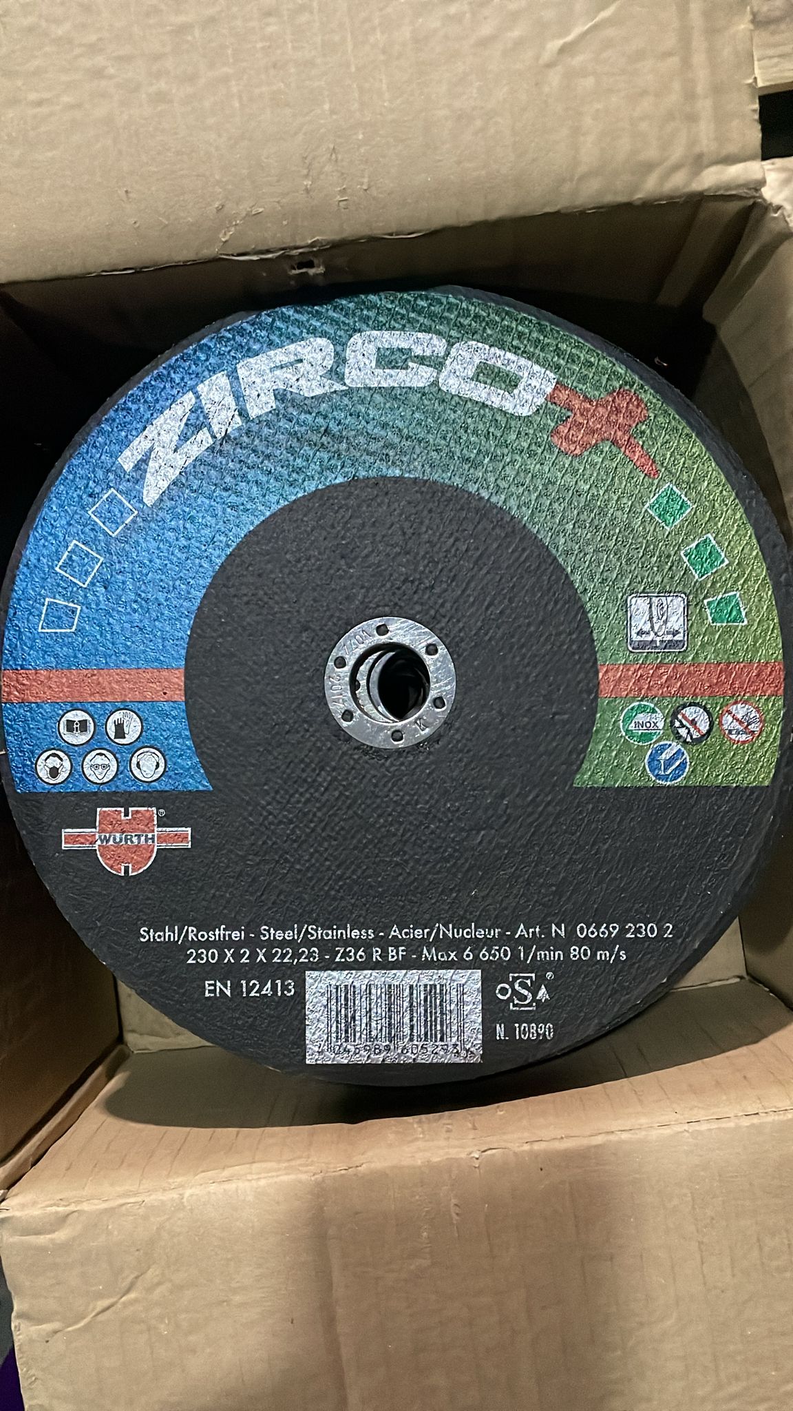 DISCHI DA TAGLIO WURTH DIAMETRO 230